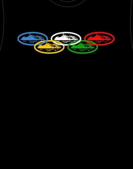 Corteiz Alcatraz Olympic T Shirt Schwarz (1)