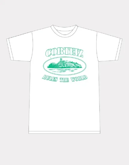 Corteiz Alcatraz T Shirt Weiß (1)