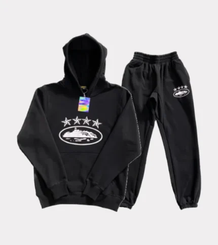 Corteiz Alcatraz Tracksuit Schwarz (3)