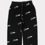 Corteiz All Over Print Jogging Hose Schwarz (1)