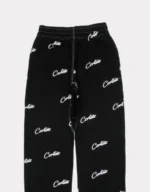 Corteiz All Over Print Jogging Hose Schwarz (1)