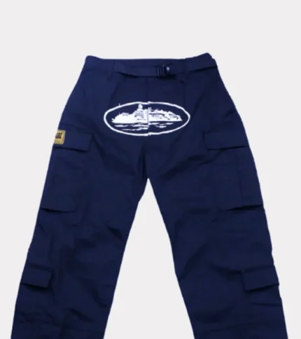 Corteiz Guerillaz Cargo Hose Marine Blau (1)