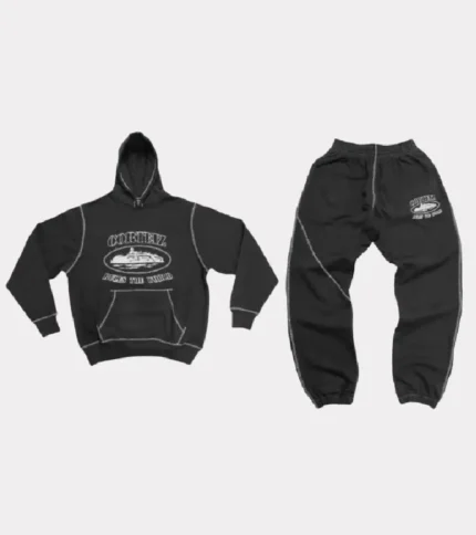 Corteiz Superior Tracksuit Schwarz (3)