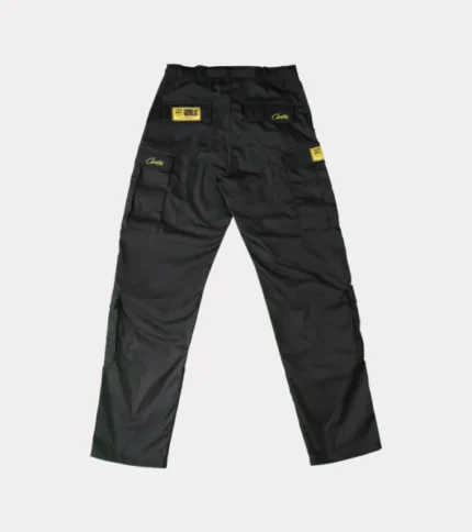 Corteiz Yella Guerillaz Cargos Schwarz Gelb (1)